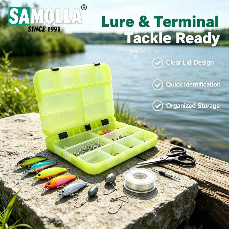صندوق تخزين محمول صغير للإكسسو - مراجعة Fishing Hook Box وسعره