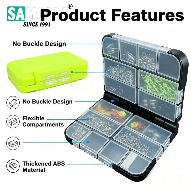 صندوق تخزين محمول صغير للإكسسو - مراجعة Fishing Hook Box وسعره