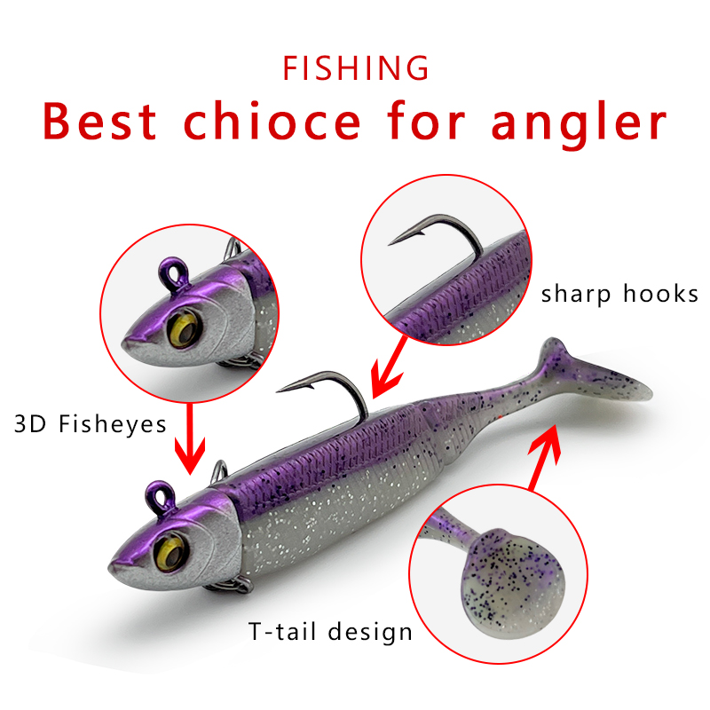 مجموعة من 6 قطع من طعوم الصيد  - مراجعة Fishing Hook Treble وسعره